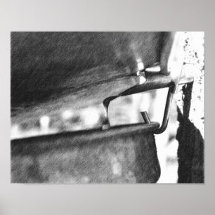 Póster Arco de Maple Sap Bucket Black Pencil Art
