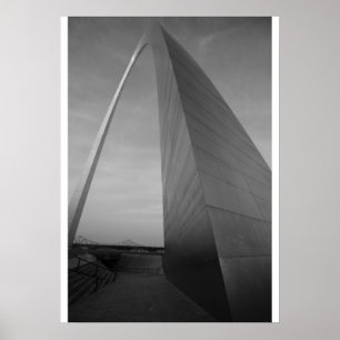 Póster Arco de San Luis Missouri Saint Mississippi
