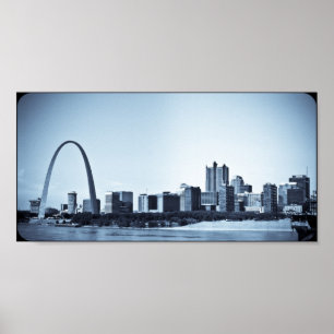 Póster arco de St. Louis