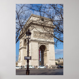 Póster Arco de Triunfo en París, Francia