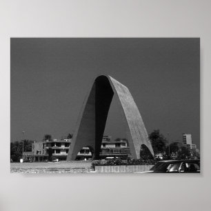 Póster Arco del Soldado Desconocido de Bagdad Irak Antigu