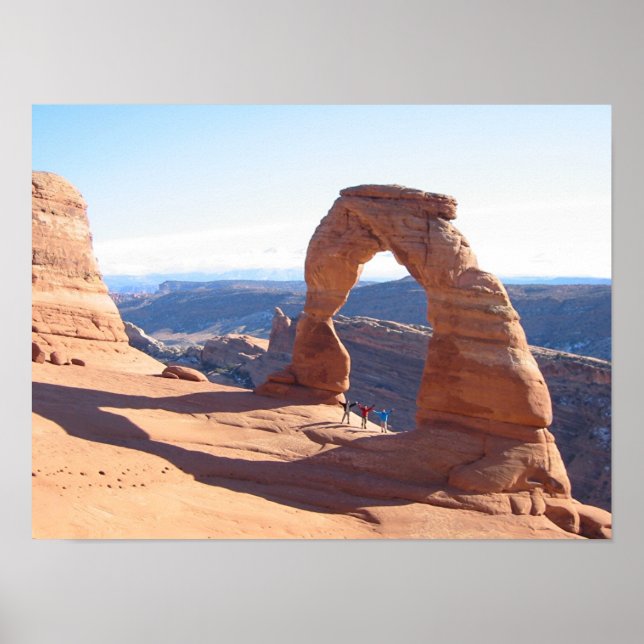 Póster Arco Delicado - Parque Nacional Arches (Frente)