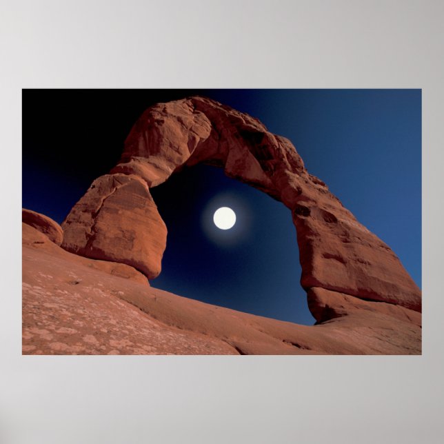 Póster Arco Delicado | Parque nacional Arches Utah (Frente)