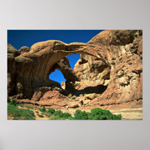 Póster Arco doble, Parque Nacional Arches, Utah
