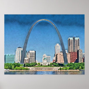 Póster Arco Gateway, St Louis, Missouri