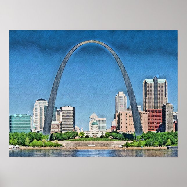 Póster Arco Gateway, St Louis, Missouri (Frente)