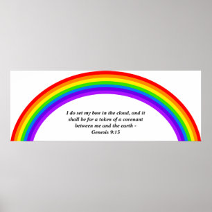 Póster Arco iris,