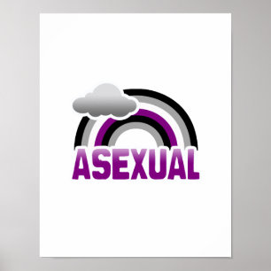 PÓSTER ARCO IRIS ASEXUAL