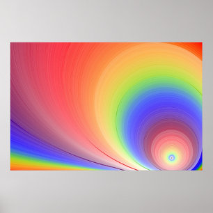 Póster Arco iris de la sol