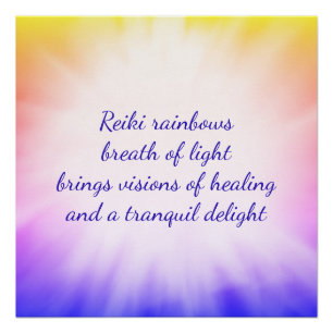 Póster Arco iris de Reiki