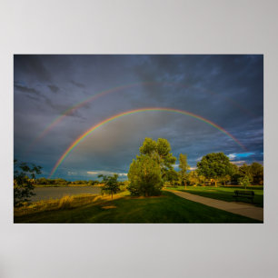 Póster Arco iris doble