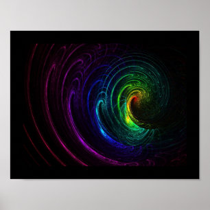 Póster Arco iris oscuro