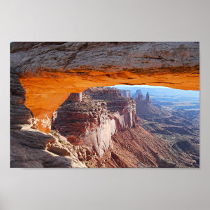 Póster Arco Mesa al amanecer, Poster de Utah