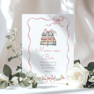 Póster Arco Momosa de cuento vintage rosa