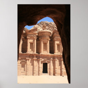 Póster arco monasterio petra