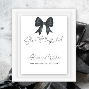 Póster arco negro - Consejos y deseos para recién casados
