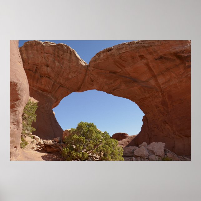 Póster Arco roto en el parque nacional de Arches (Frente)