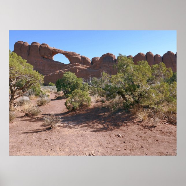 Póster Arco Skyline en el Parque Nacional Arches (Frente)