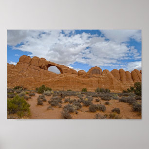 Póster Arco Skyline, Parque Nacional Arches, Utah