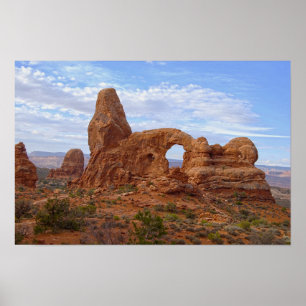 Póster Arco Torre en Arches National Park, Utah