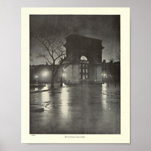 Póster Arco Washington, Greenwich Village, Nueva York