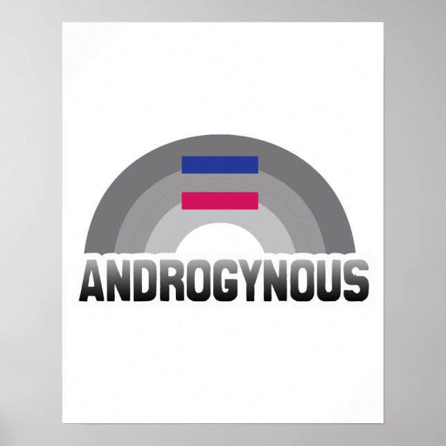 PÓSTER ARCOÍRIS ANDRÓGINO (Frente)