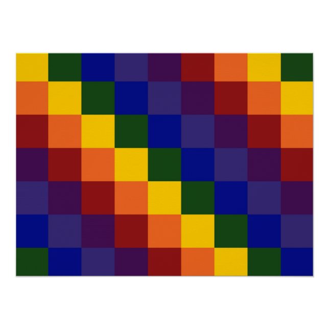 Póster Arcoiris bajo control (Anverso)