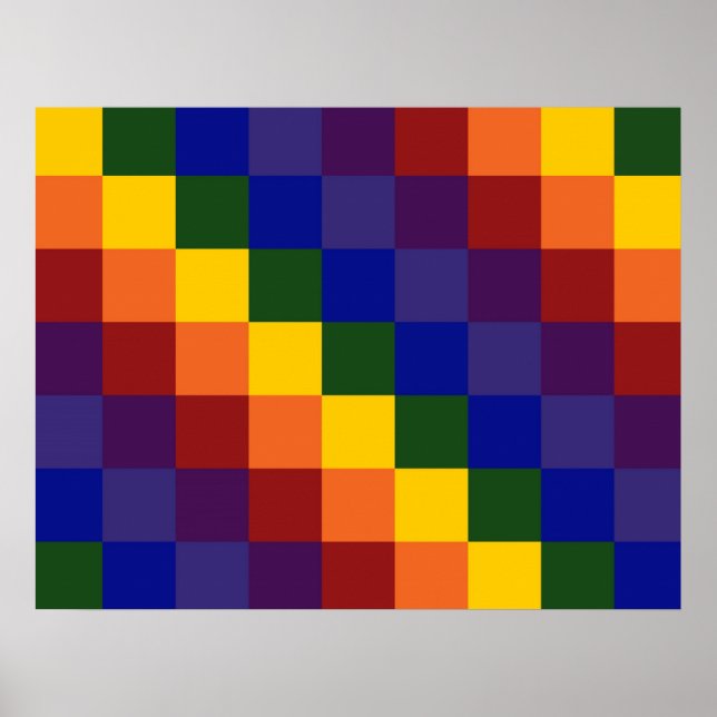 Póster Arcoiris bajo control (Frente)