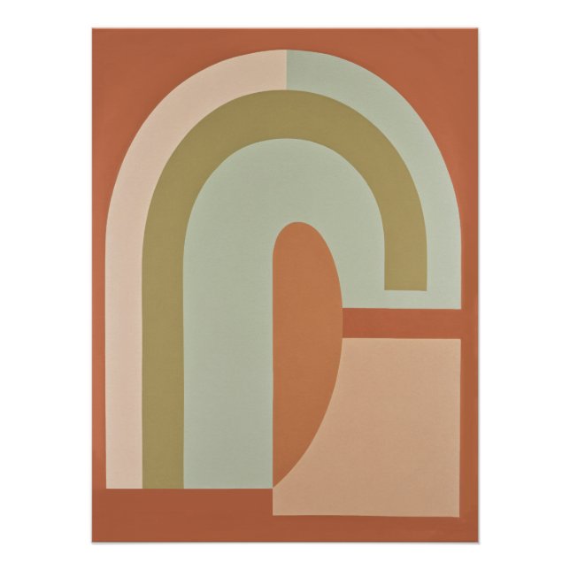 póster arcoiris boho (Anverso)