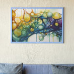 Póster Arcoiris con tinta de alcohol<br><div class="desc">Este diseño se puede personalizar eligiendo la opción Editar diseño. También puede transferir a otros artículos. Póngase en contacto conmigo en colorflowcreations@gmail.com o utilice la opción de chat en la parte superior de la página si desea tener este diseño en otro producto o necesita ayuda con este diseño. Ver más...</div>