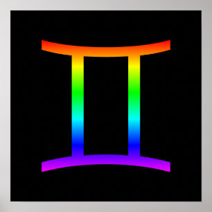 Póster Arcoiris de Gemini