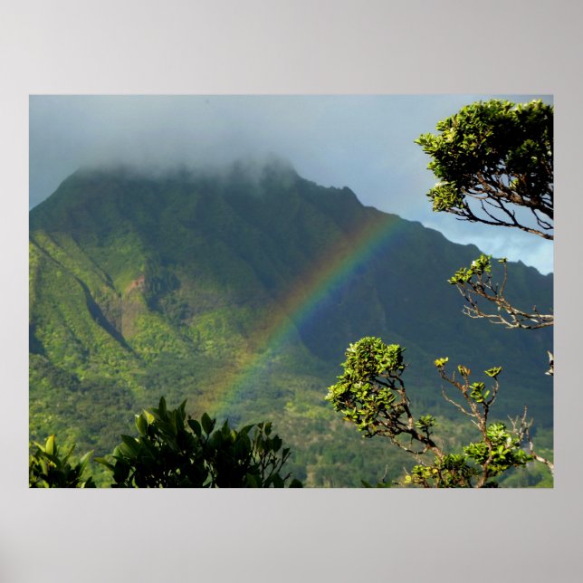 Póster Arcoiris de Hawái (Frente)