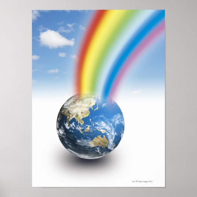 Póster Arcoiris de la Tierra (Frente)