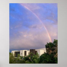 Póster Arcoíris de Las Vegas después de la tormenta