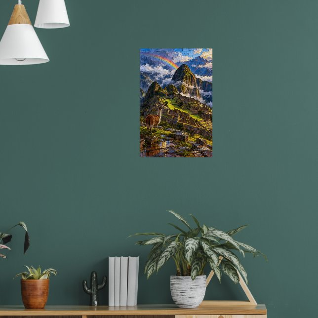 Póster Arcoíris de Machu Picchu (Salón 1)