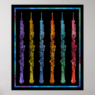 Póster Arcoiris de Oboes