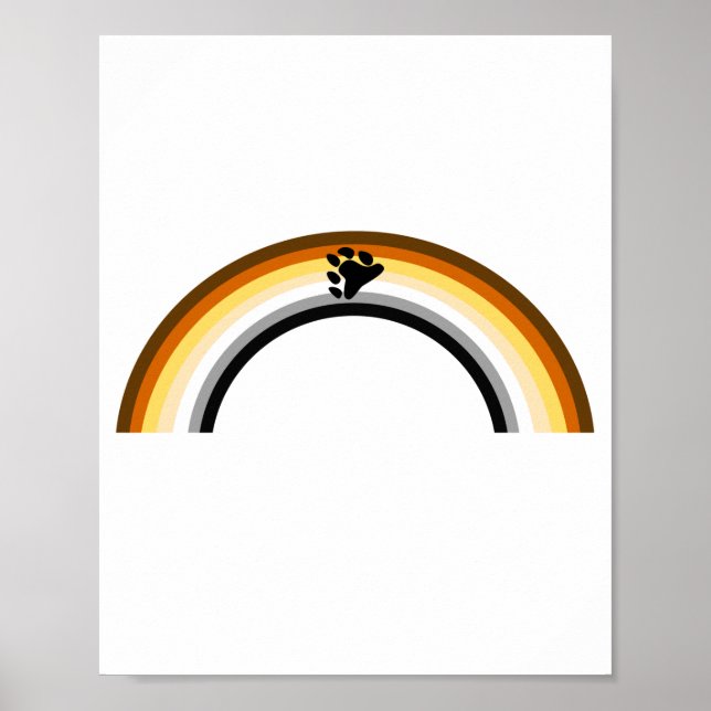 Póster Arcoíris de Osos (Frente)