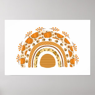 Póster Arcoíris de Otoño