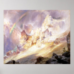 Póster Arcoiris de Thomas Moran sobre el Gran Cañón