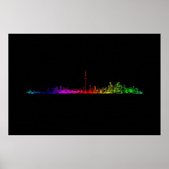 Póster Arcoíris de Toronto (Frente)