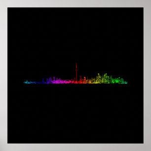 Póster Arcoiris de Toronto