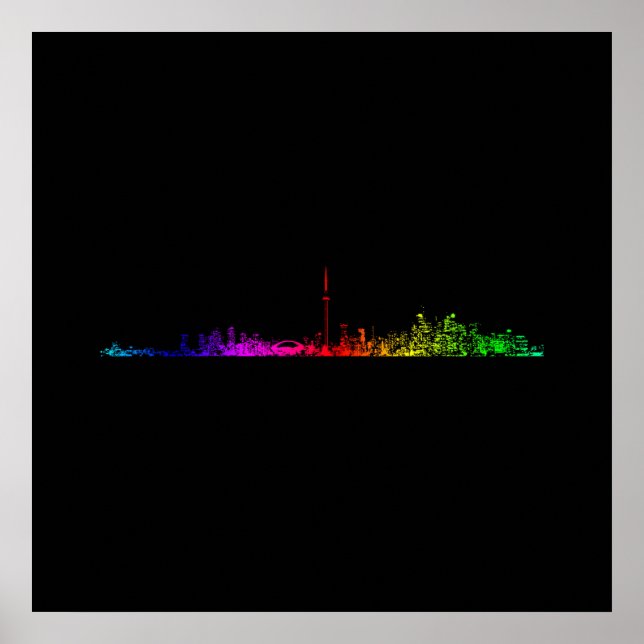 Póster Arcoiris de Toronto (Frente)