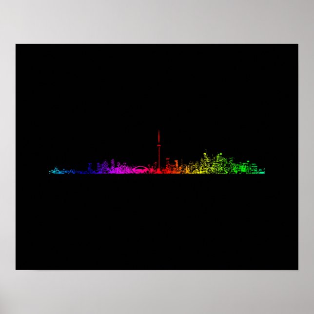 Póster Arcoiris de Toronto (Frente)
