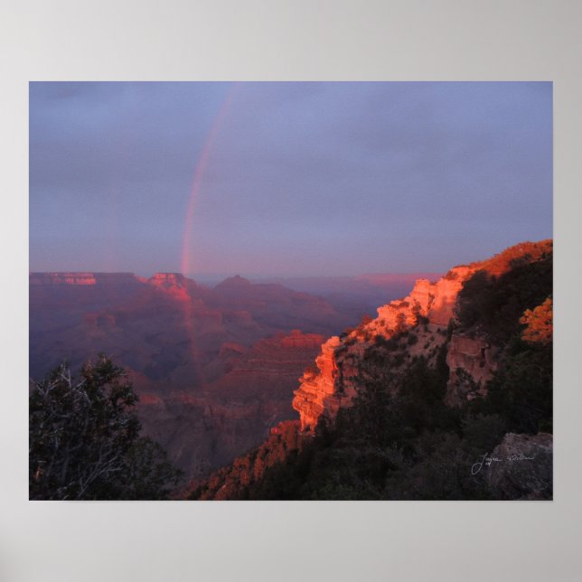 Póster Arcoiris del Gran Cañón (Frente)