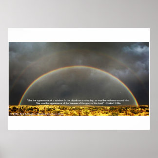 Póster Arcoiris en el desierto de Namibia