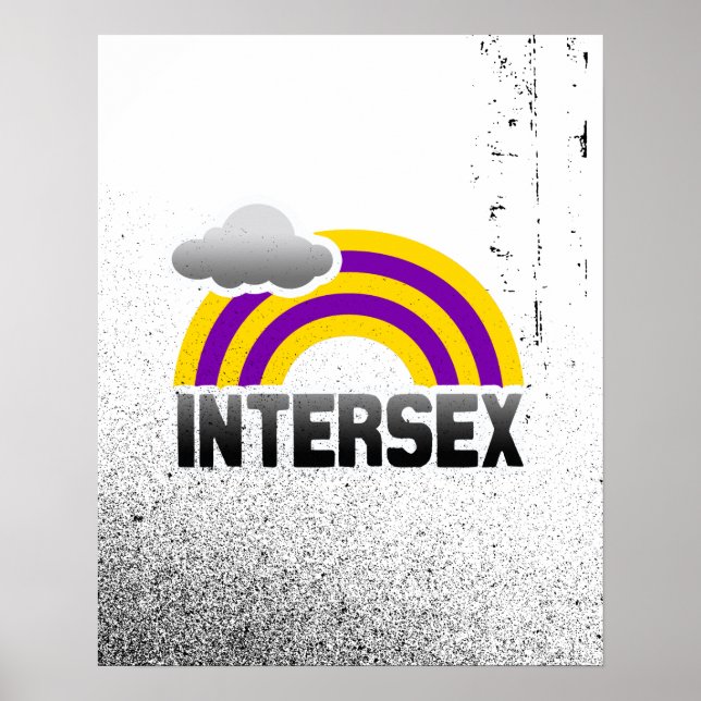 PÓSTER ARCOÍRIS INTERSEXUAL (Frente)
