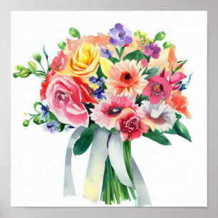 Póster Arcoiris lúdico, Asistentes Bouquet (D)
