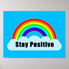 Póster ARCOÍRIS - Mantén Positivo