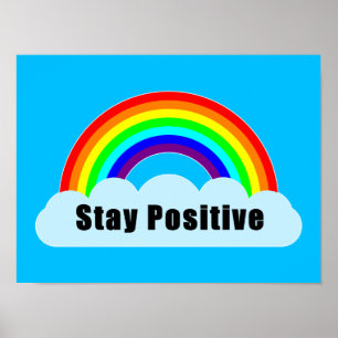 Póster ARCOÍRIS - Mantén Positivo