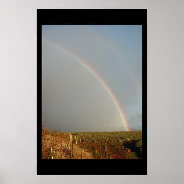Póster arcoiris maui (Frente)